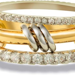 Plated Stackable Rings